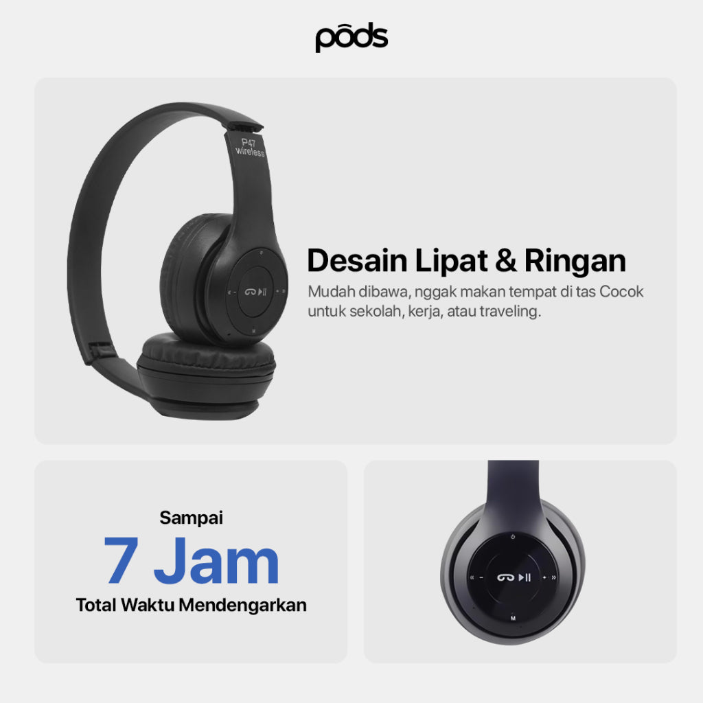 PRIME On-Ear Headphones P47