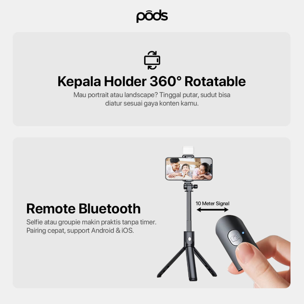 PRIME 3in1 Tripod Tongsis